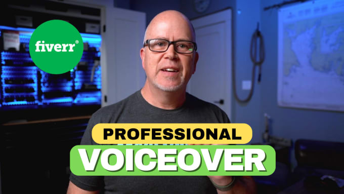 Gig Preview - Record a pro male voiceover for your video or project