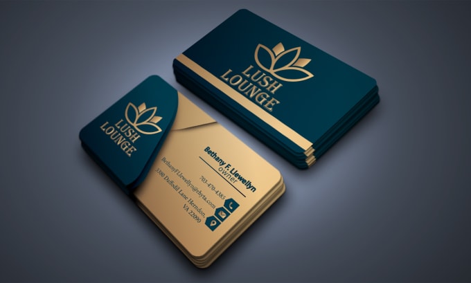 Gig Preview - Do luxury business card design or visitor card in 2 hours