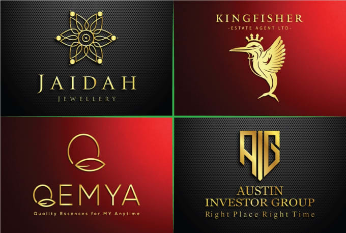 Gig Preview - Do a modern, minimalistic, heraldic luxury logo design