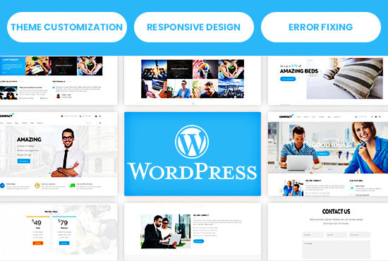 Gig Preview - Do wordpress website  design and customization