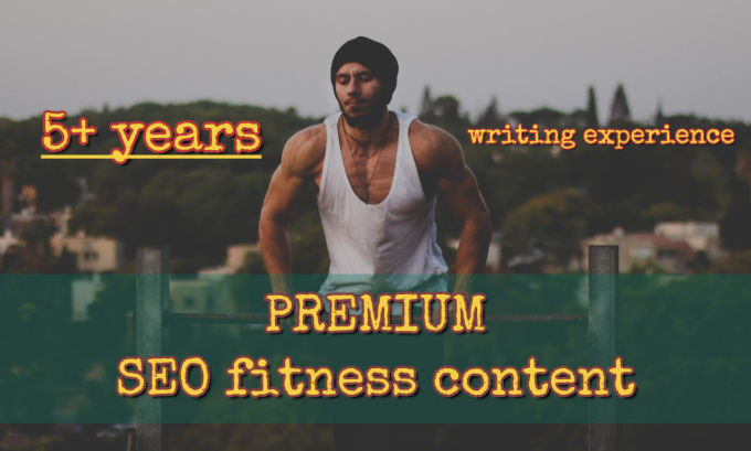 Gig Preview - Write SEO optimized health and fitness articles and blogs