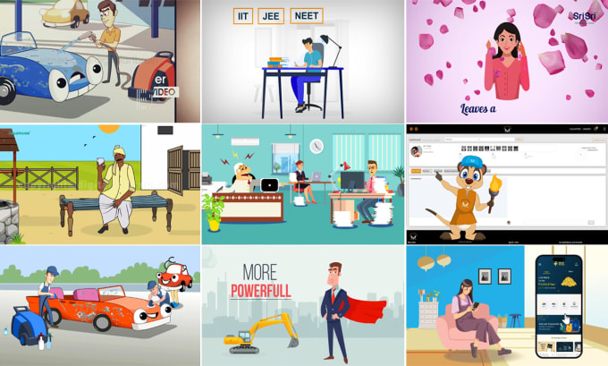 Bestseller - create an professional custom 2d animated explainer video