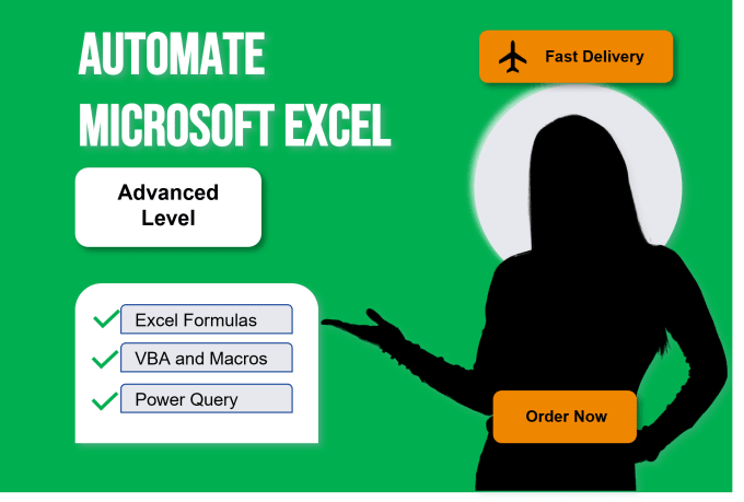 Gig Preview - Automate your microsoft excel