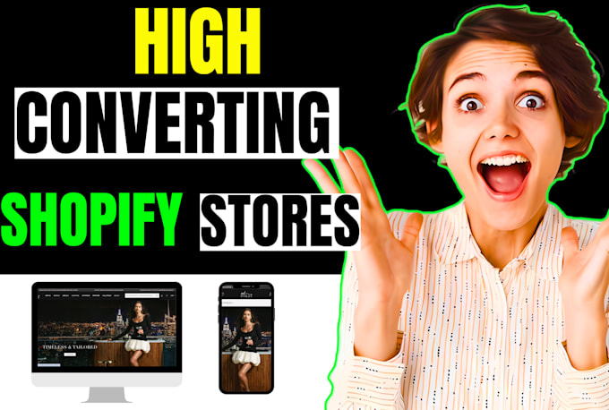 Gig Preview - Create dropshipping shopify store design or website redesign