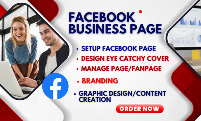 Gig Preview - Professionally setup and manage facebook business page and fan page