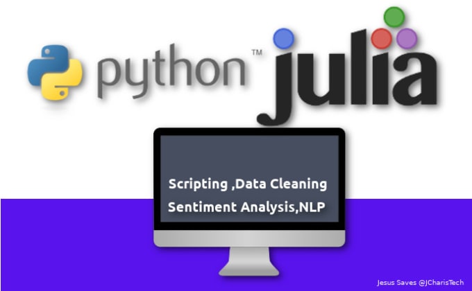 Gig Preview - Help you with python scripts,julia and data cleaning tasks