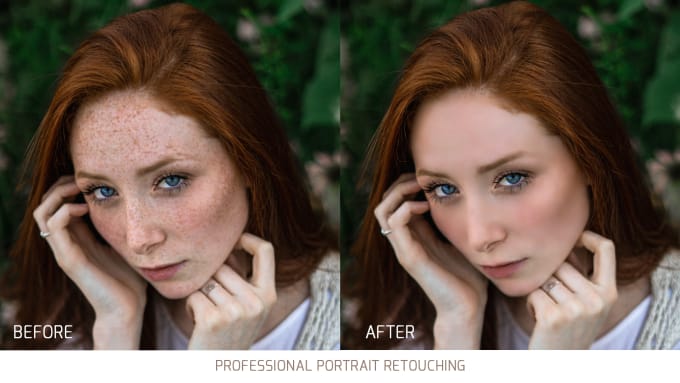 Gig Preview - Do professional portrait retouching in photoshop