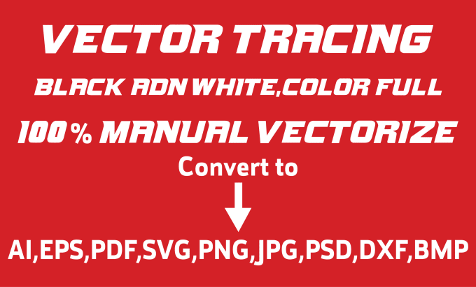 Gig Preview - Do vector tracing, replicate, logo to vector in 1 hour