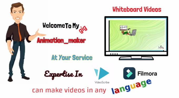 Gig Preview - Create a professional whiteboard videos in just 24 hours