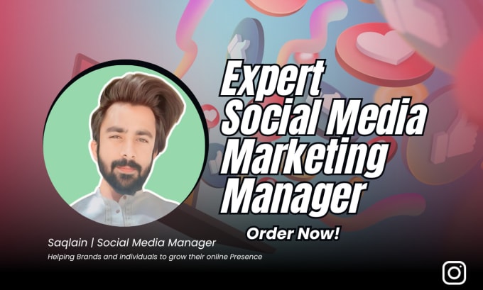 Gig Preview - Be your social media manager and personal assistant