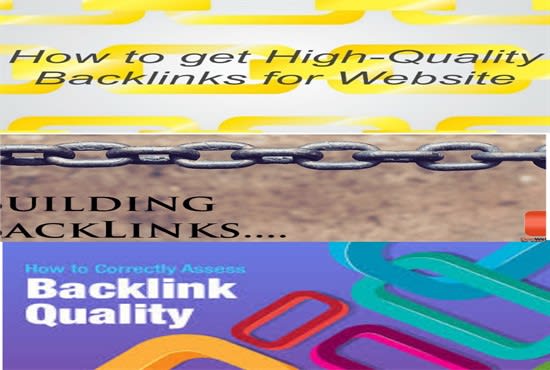 Gig Preview - Do high da authority seo backlinks, link building