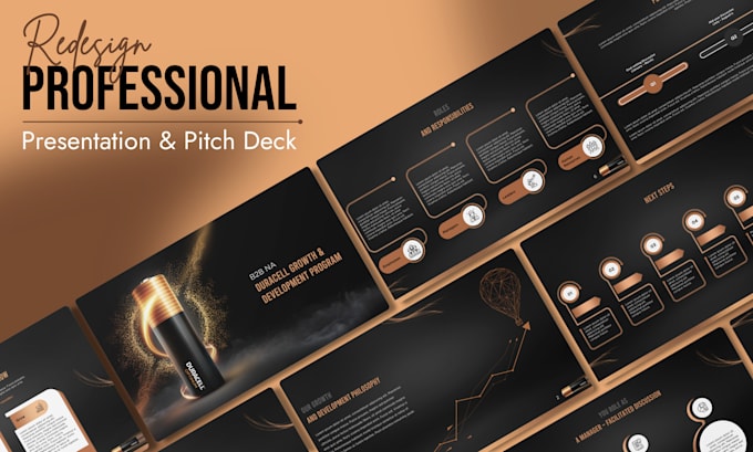 Gig Preview - Redesign professional powerpoint presentation and pitch deck