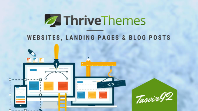 Gig Preview - Design a wordpress website with thrive themes and plugins