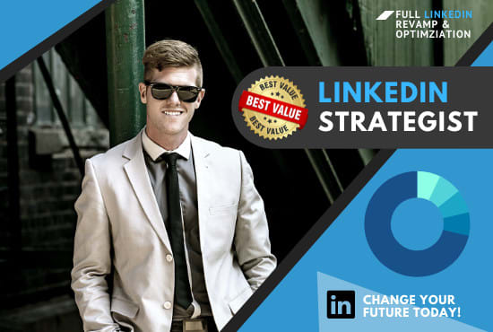 Gig Preview - Design, revamp, or optimize your linkedin profile