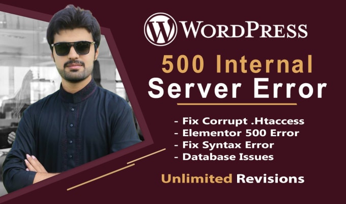 Gig Preview - Fix or resolve wordpress http 500 internal server error quickly