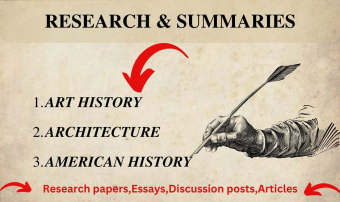 Gig Preview - Deliver world history and american history research