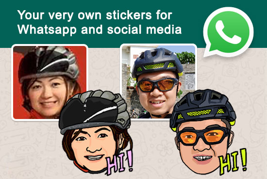 Gig Preview - Custom stickers for whatsapp and other social media