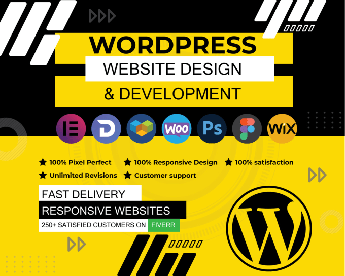 Gig Preview - Create responsive wordpress website design or redesign and development