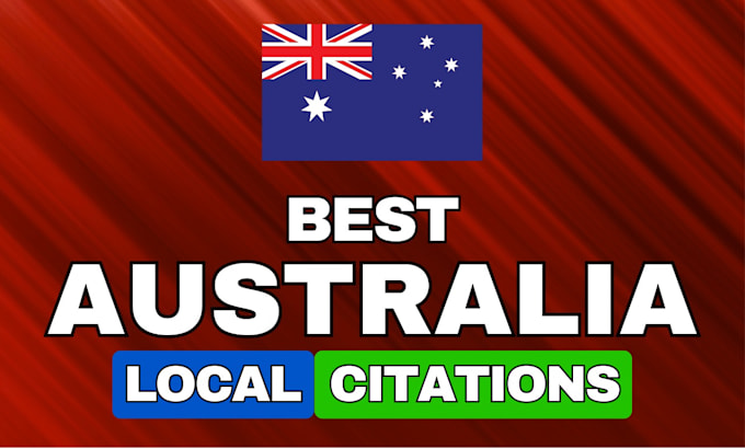 Gig Preview - Do 60 australia live citations for local business listing