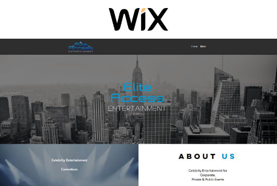 Gig Preview - Design or redesign custom wix website