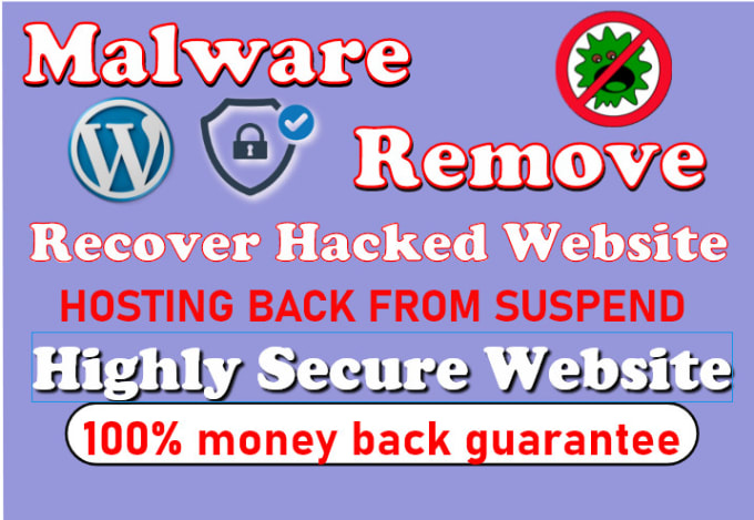 Gig Preview - Remove malware from wordpress website and hosting server