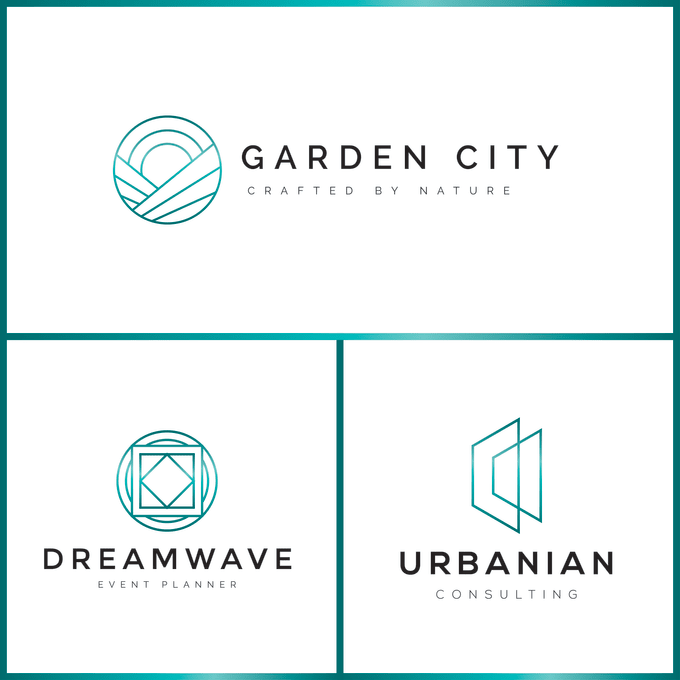 Gig Preview - Design minimal geometric logo