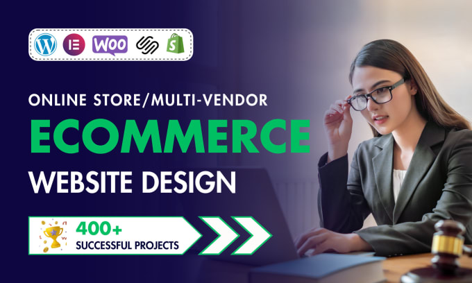 Gig Preview - Develop wordpress ecommerce website by woocommerce website