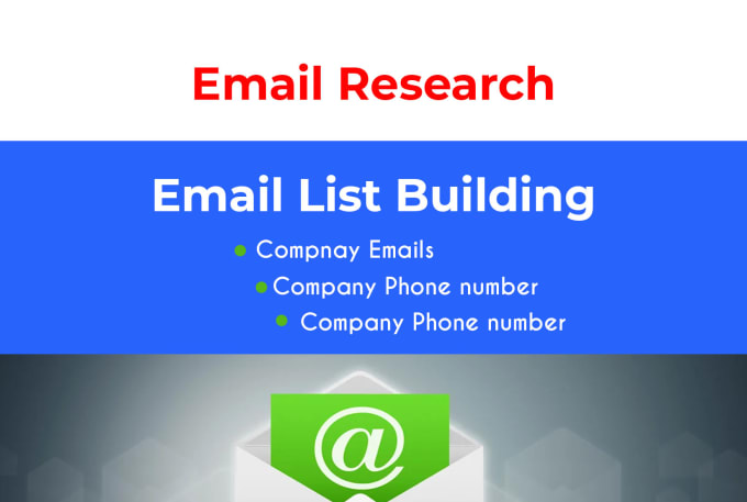 Gig Preview - Do company email research premium quality service