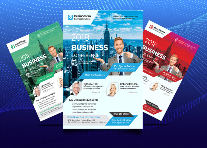 Gig Preview - Do exclusive business flyer design brochure design