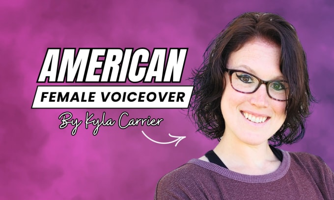 Gig Preview - Record an american female voice over in english