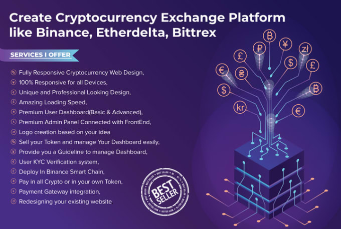 Gig Preview - Build your own cryptocurrency exchange website