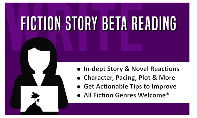 Gig Preview - Beta read and critique your fiction story or novel