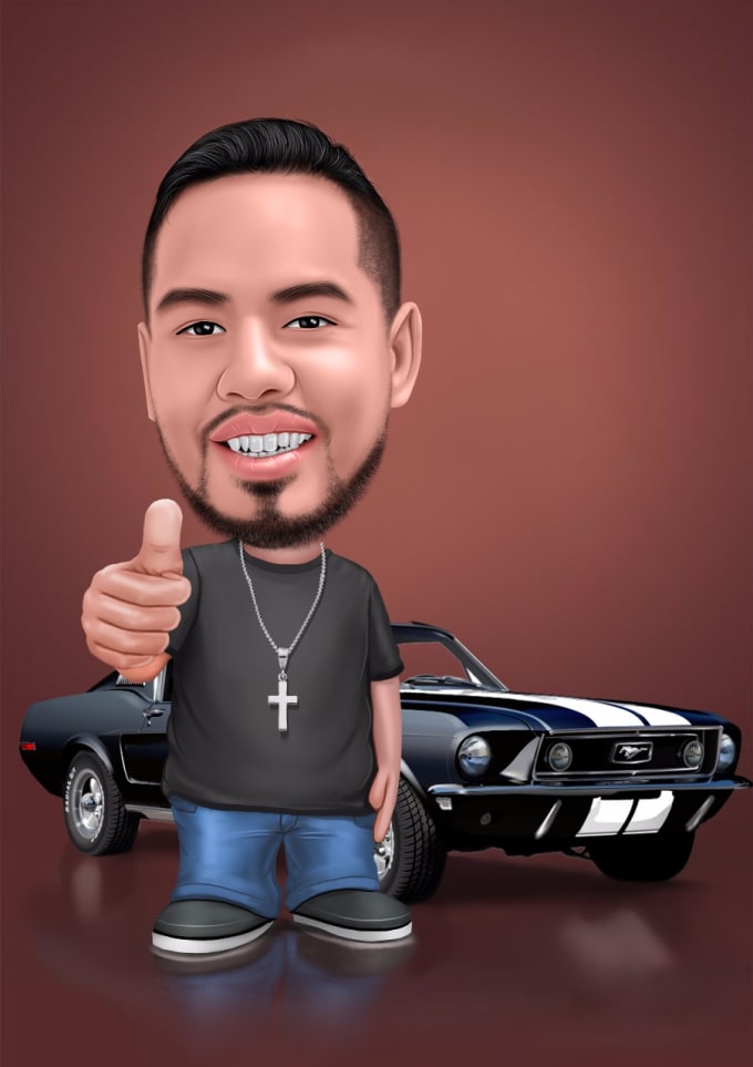 Gig Preview - Draw caricature from your photo