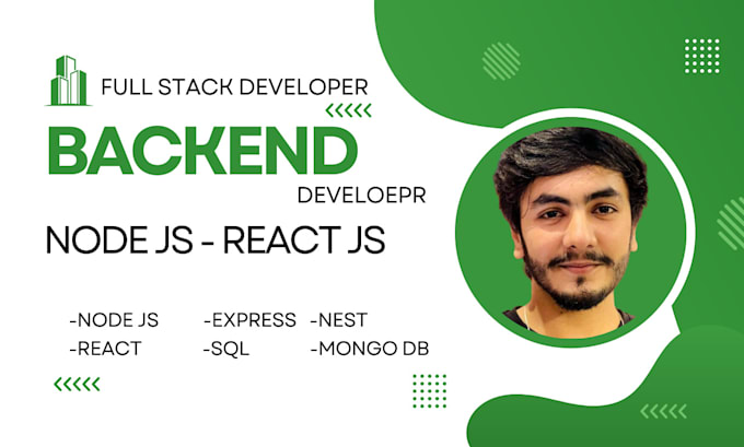 Gig Preview - Make frontend in react, next js and backend in node js