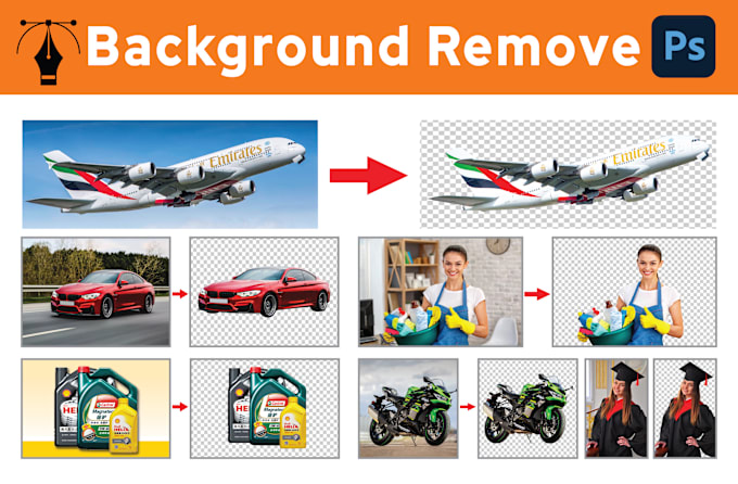 Gig Preview - Remove the background of your company product image