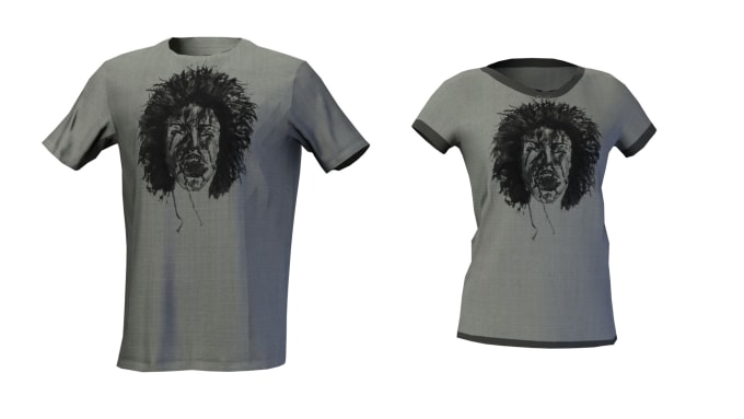 Gig Preview - Create 3d tshirt with your design