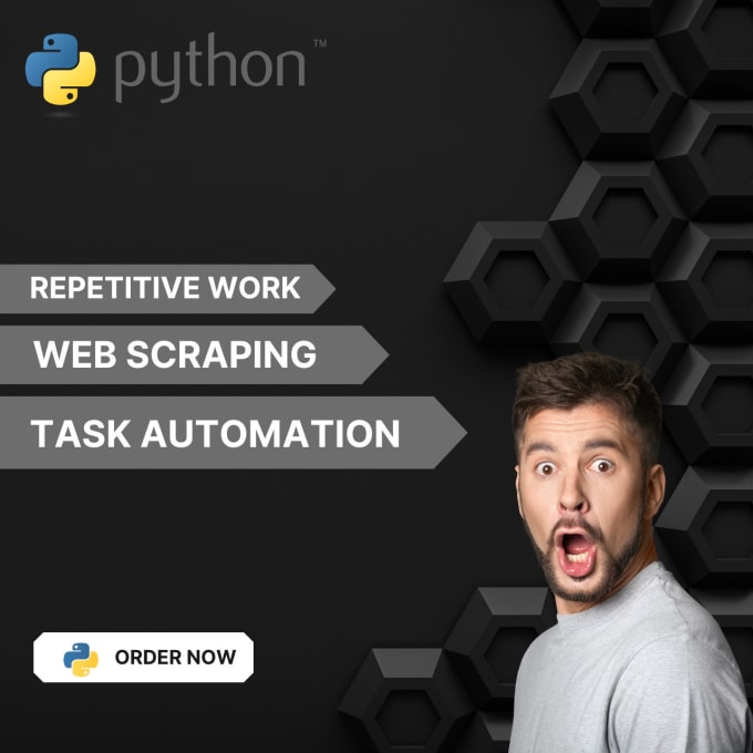 Gig Preview - Make python bots, web automation, and scrapers with selenium