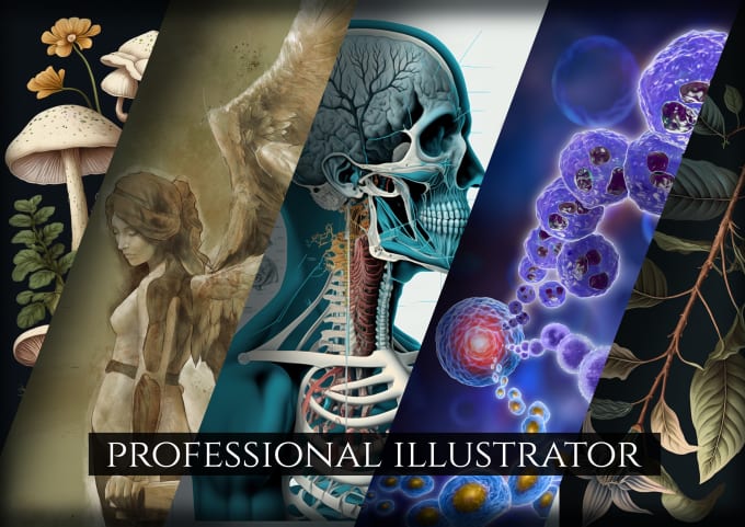 Gig Preview - Create customized medical and scientific illustration