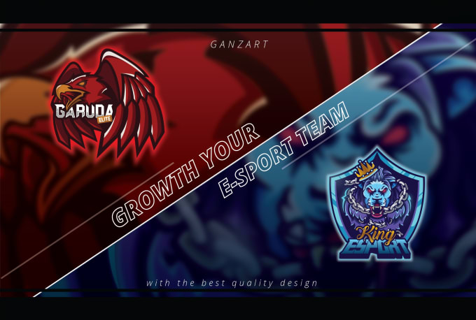 Gig Preview - Do design premium mascot or esports logo quickly