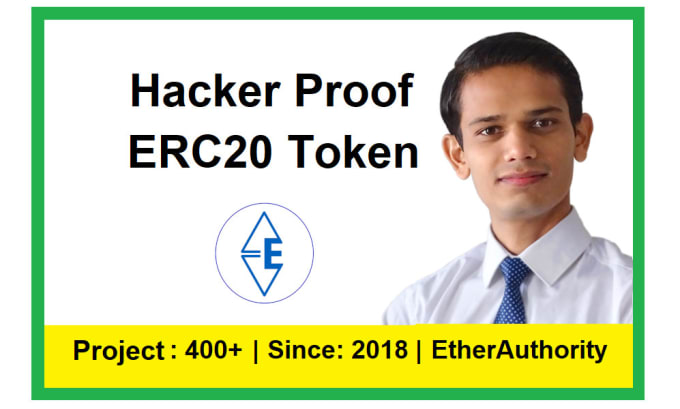 Gig Preview - Our agency will build hack proof erc20 token smart contract in solidity  ethereum bsc tron