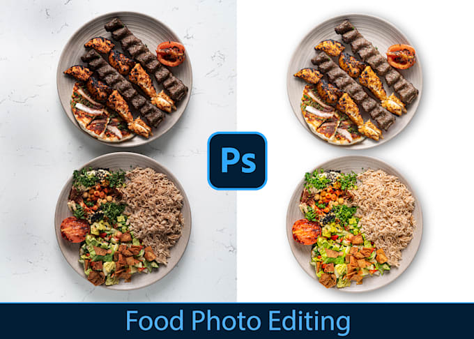 Gig Preview - Professional photoshop photo editing and foods image retouch