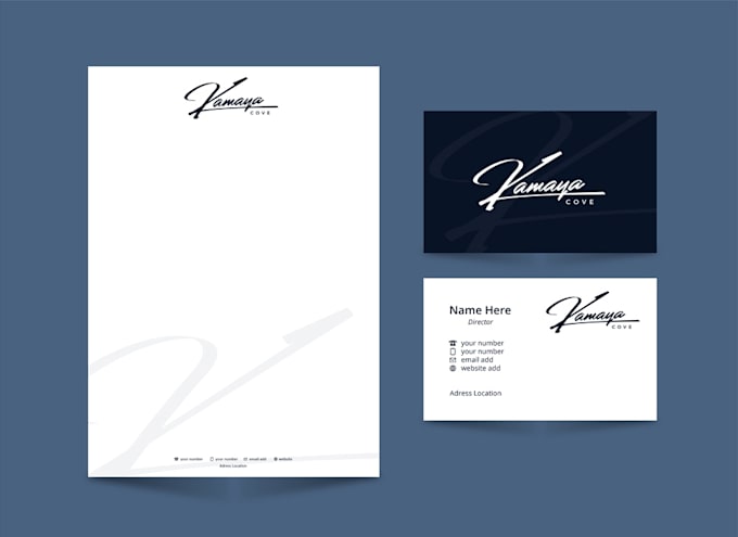 Gig Preview - Do clean business card and letterhead design