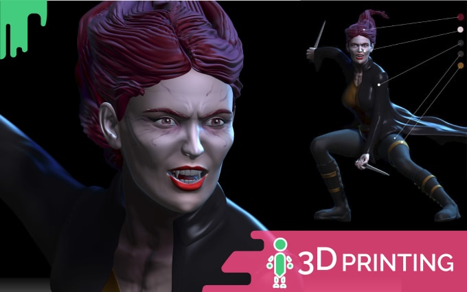 Gig Preview - Sculpt your character for 3d printing