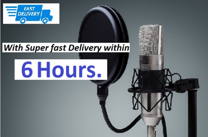 Gig Preview - Do professional urdu voice over services within 24hrs