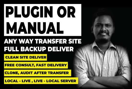 Gig Preview - Migrate wordpress website, transfer website, wordpress backup in 24hrs