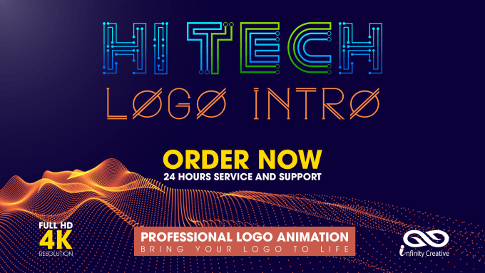 Gig Preview - Create amazing hi tech logo animation