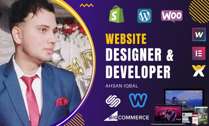 Gig Preview - Design an elegant websites for you using any cms platform