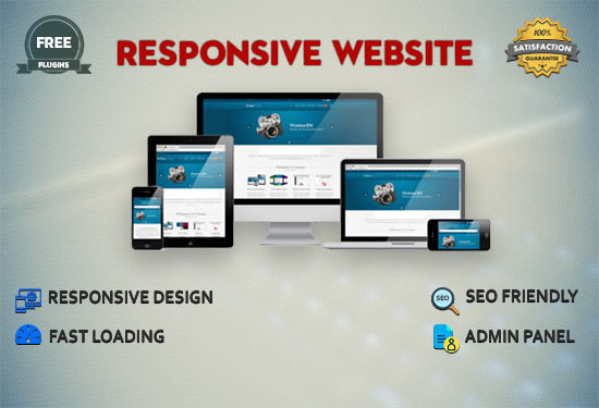 Gig Preview - Build responsive wordpress website design