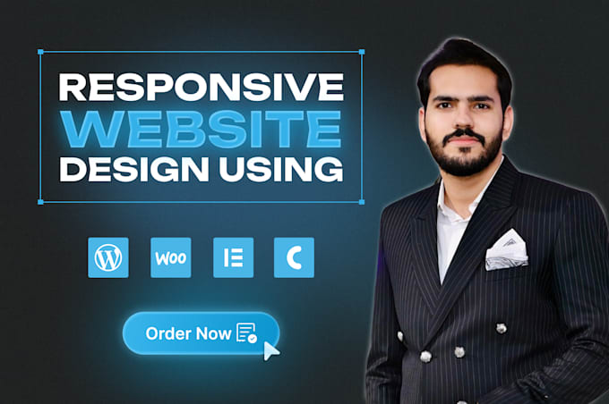 Gig Preview - Create responsive wordpress website design and landing page