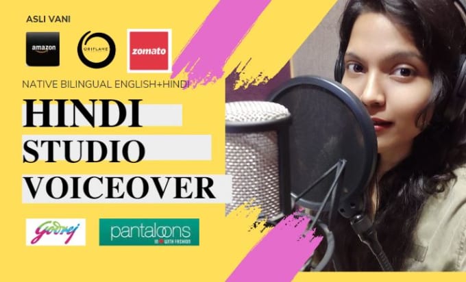 Gig Preview - Produce a soothing hindi female voice over, today